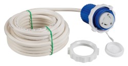 Plug + kabel 15 m blå